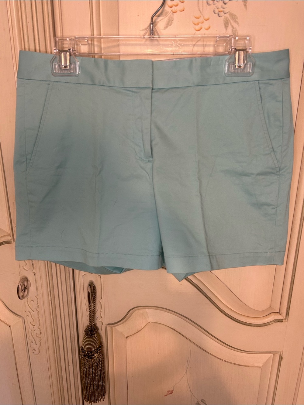 Brooks Brothers Aqua Stretch Cotton Bermuda Shorts